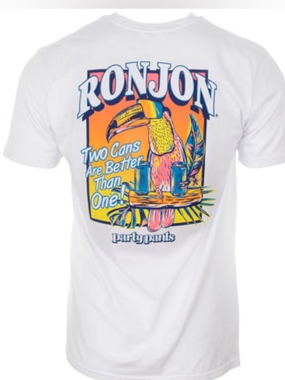 NWT | Ron Jon Party Pants Two Cans Tee | XXL